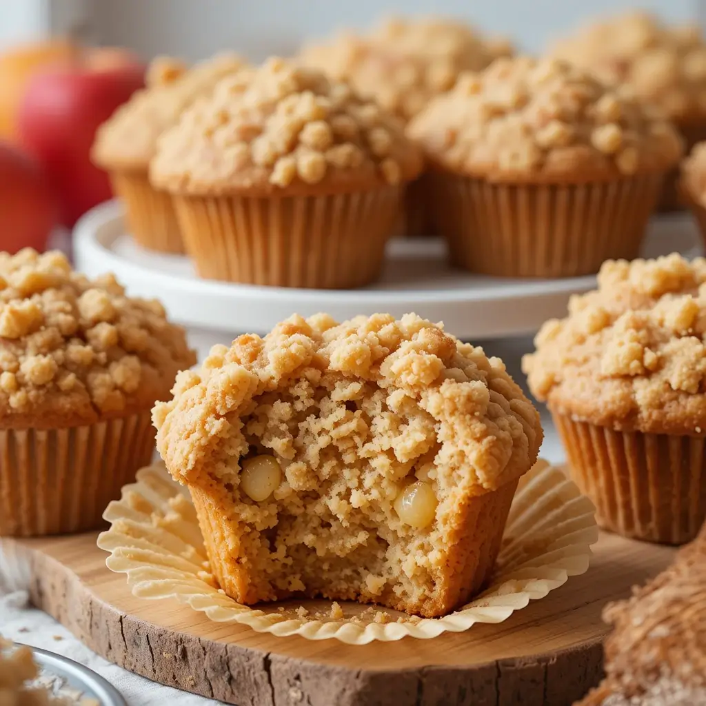 Apple Crumble Muffins