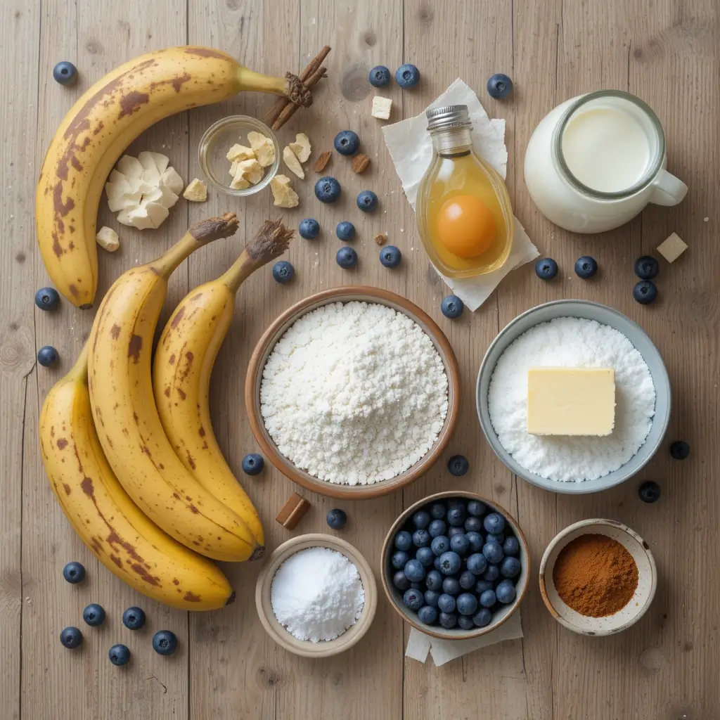Banana Blueberry Muffins