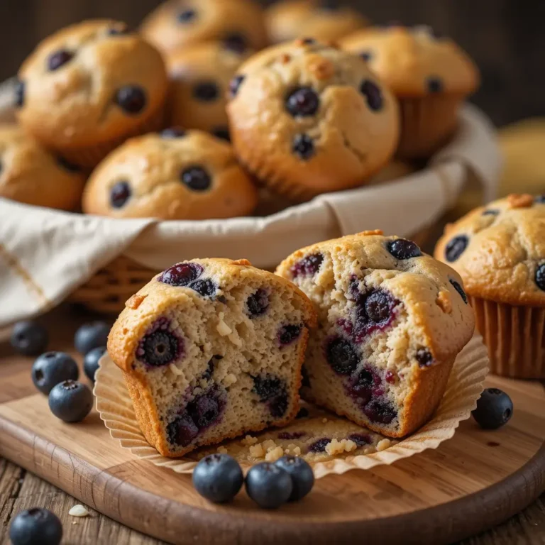 Banana Blueberry Muffins