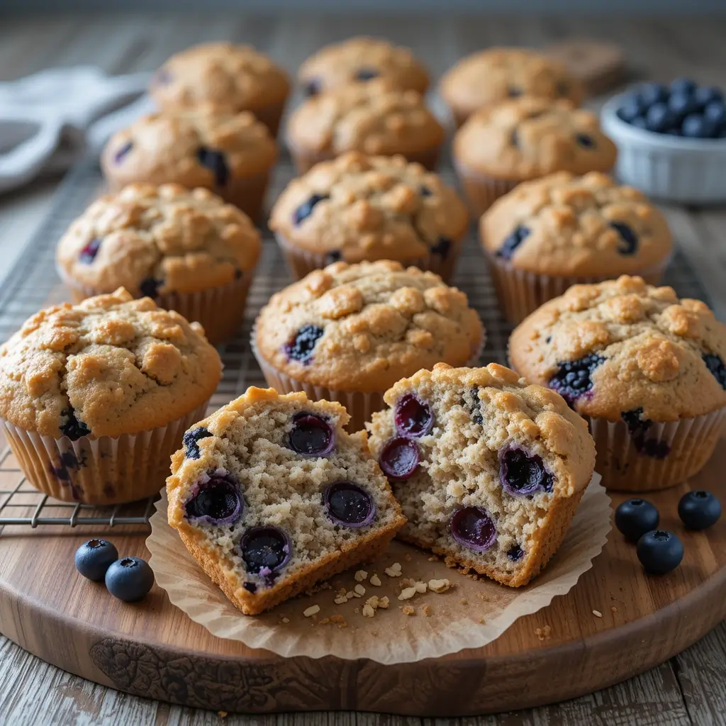 Blueberry Muffins Oat Flour