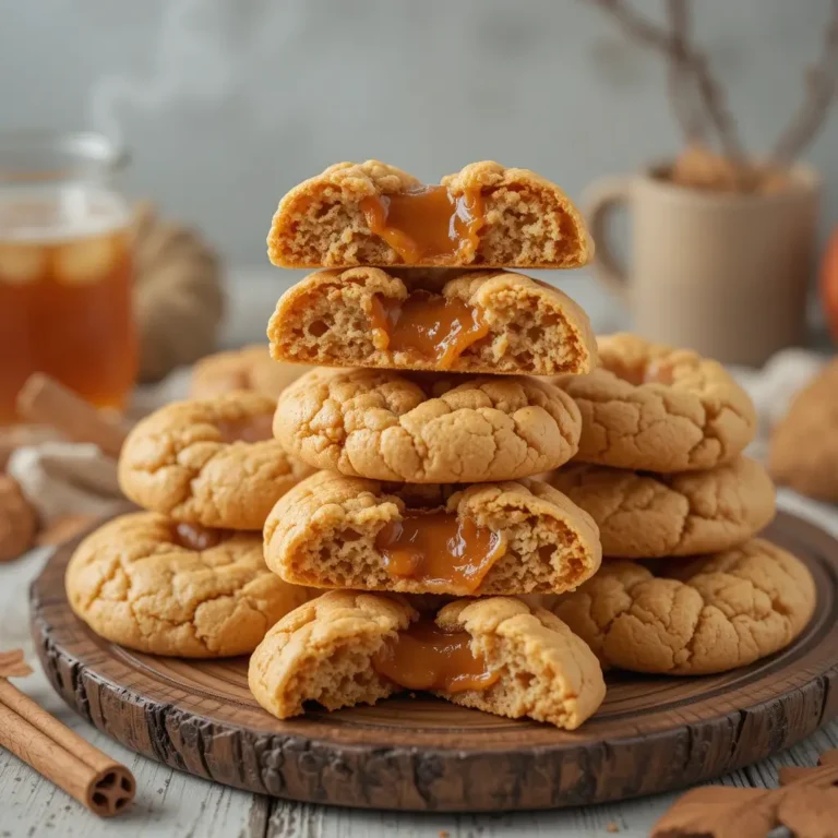 Caramel Apple Cider Cookies