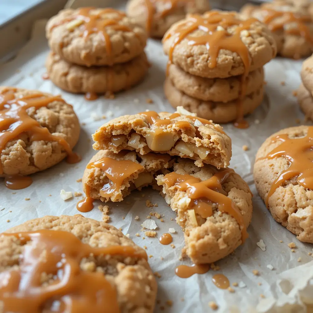 Caramel Apple Pie Cookies