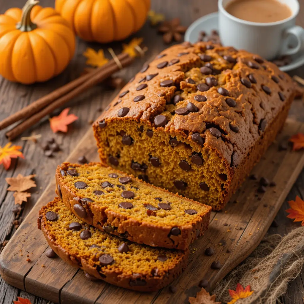 Chocolate Chip Pumpkin Bread