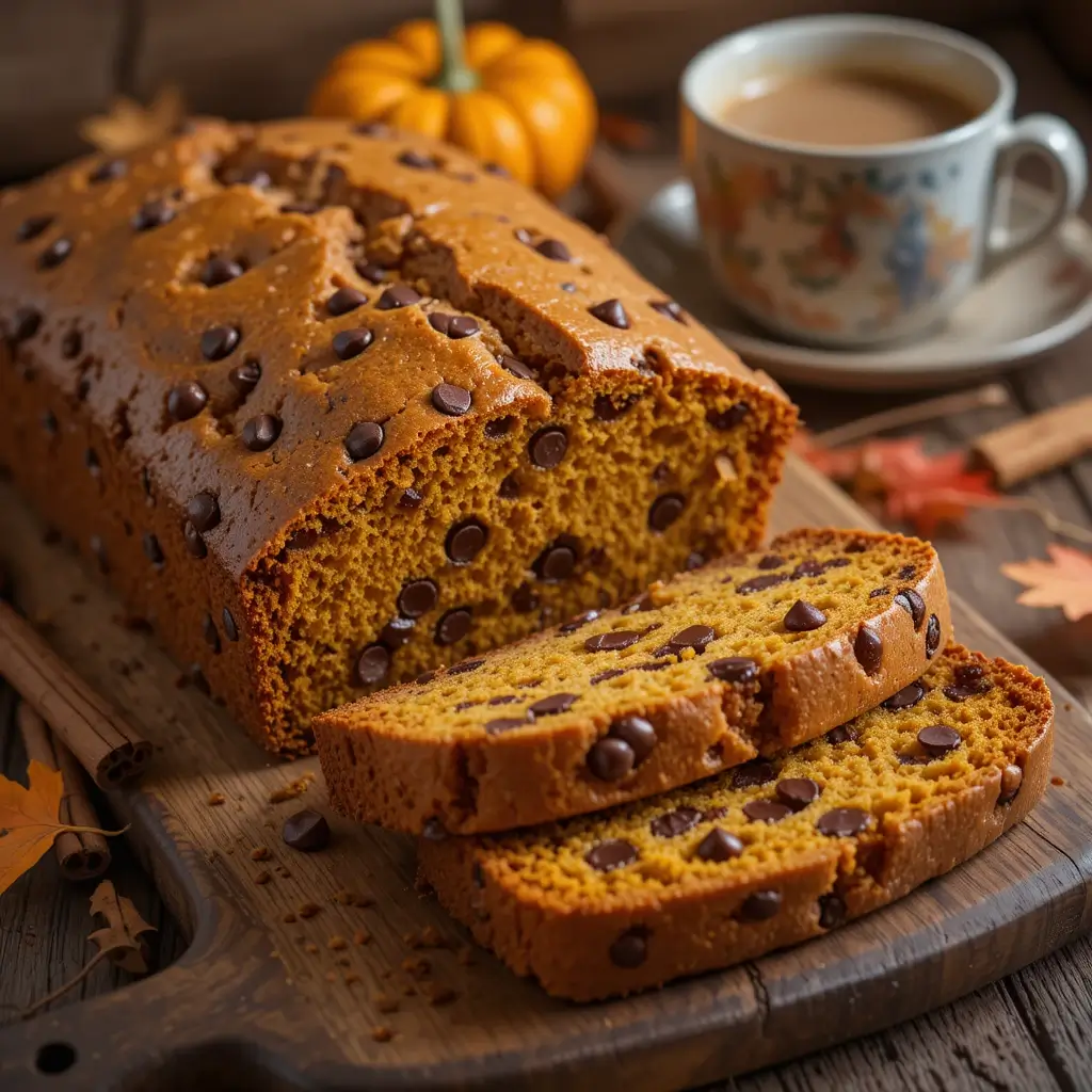 Chocolate Chip Pumpkin Bread
