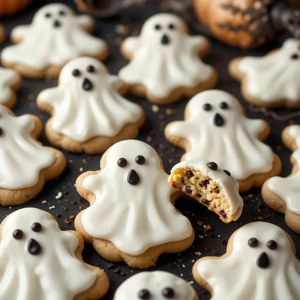 Halloween Ghost Cookies