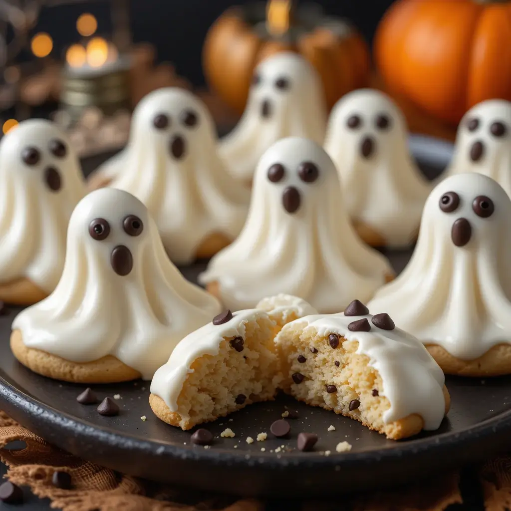 Halloween Ghost Cookies