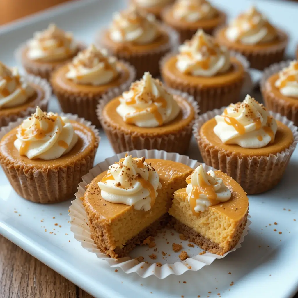 Mini Pumpkin Cheesecake