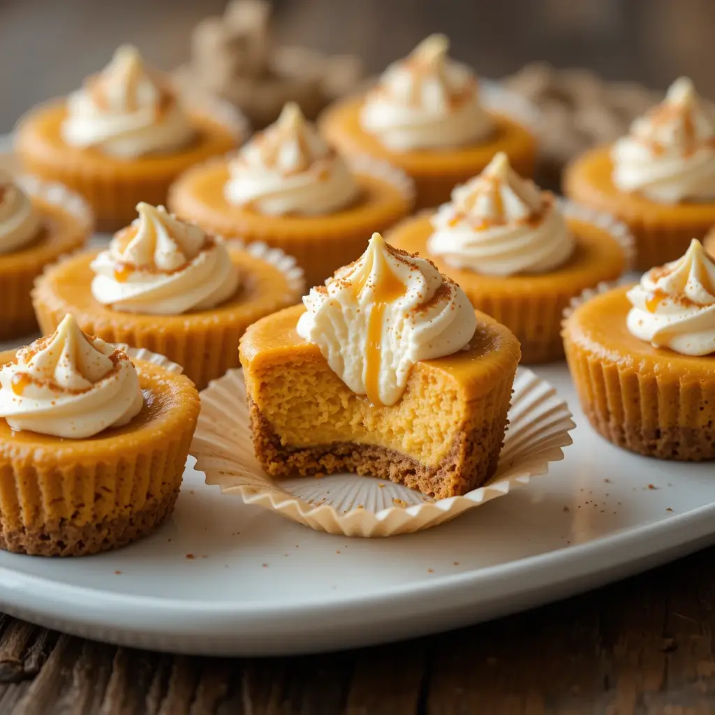Mini Pumpkin Cheesecake
