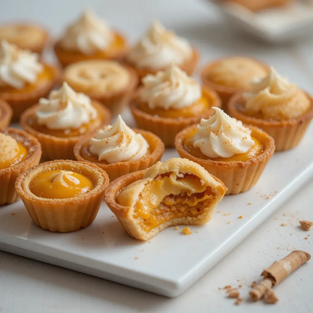 Mini Pumpkin Pie Bites