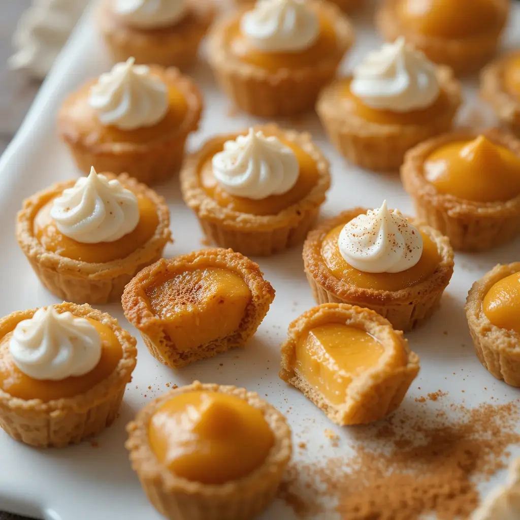 Mini Pumpkin Pie Bites