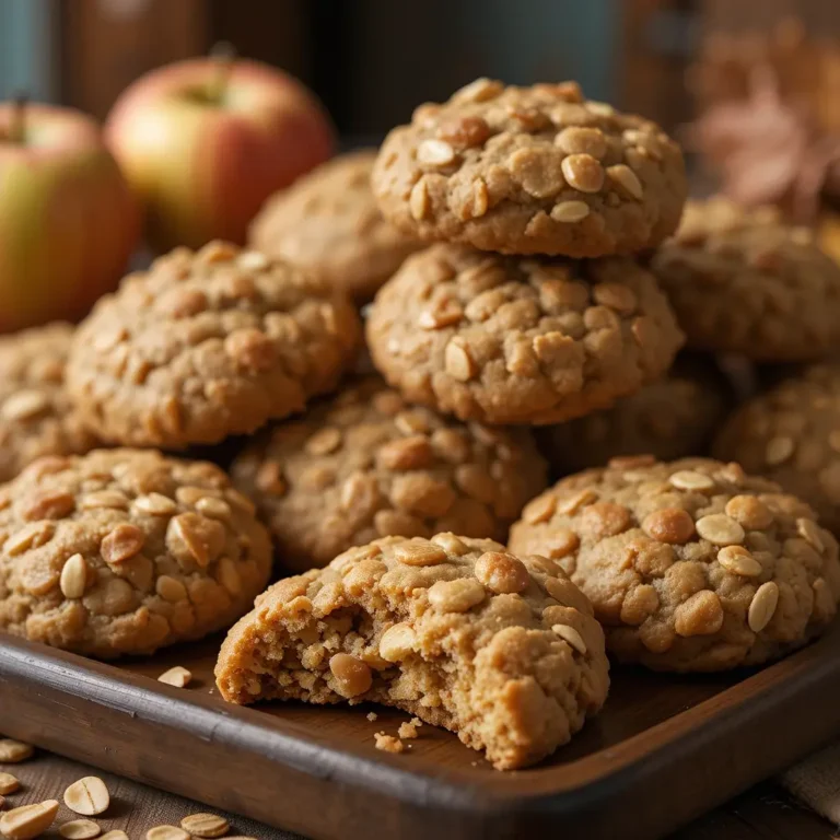 Healthy Oatmeal Apple Cookies
