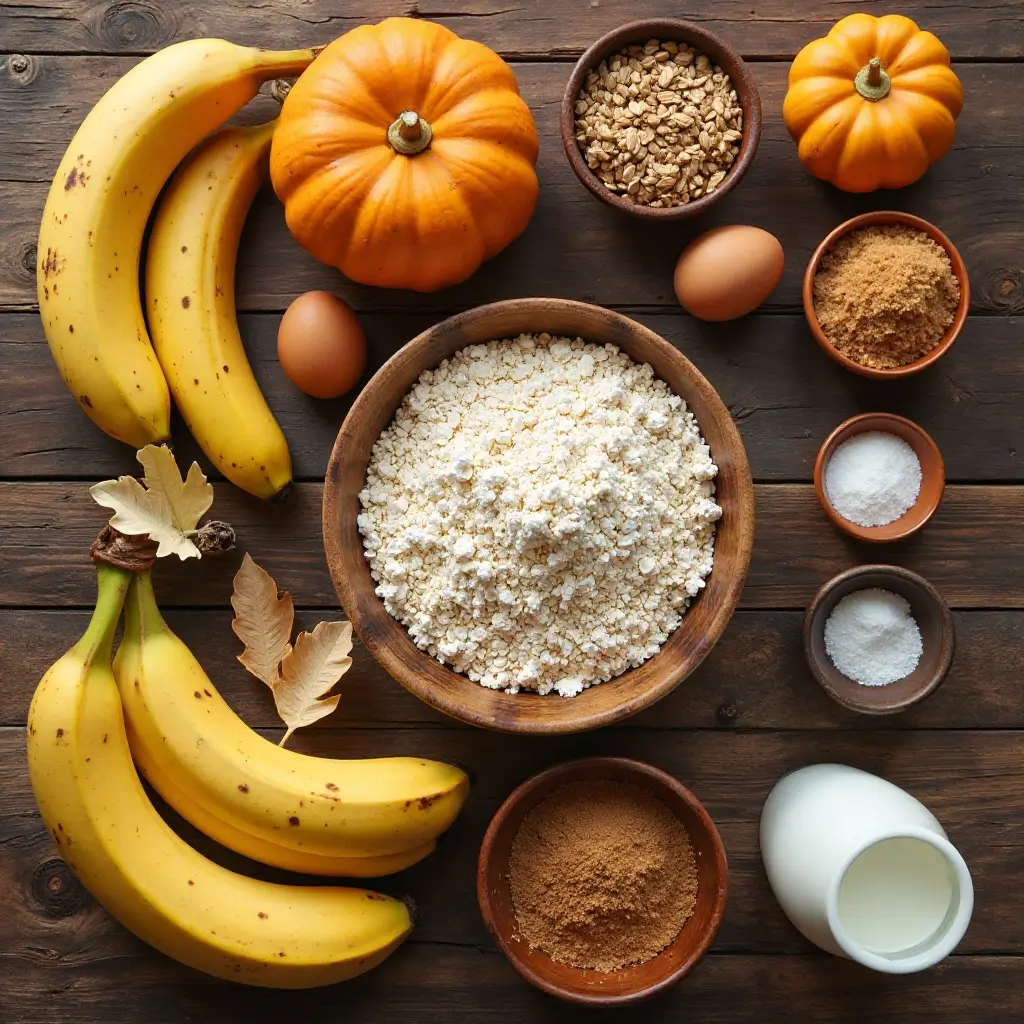 Pumpkin Banana Muffins