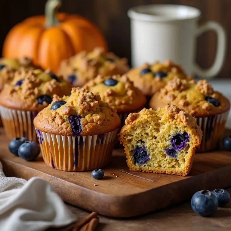 Pumpkin Blueberry Muffins