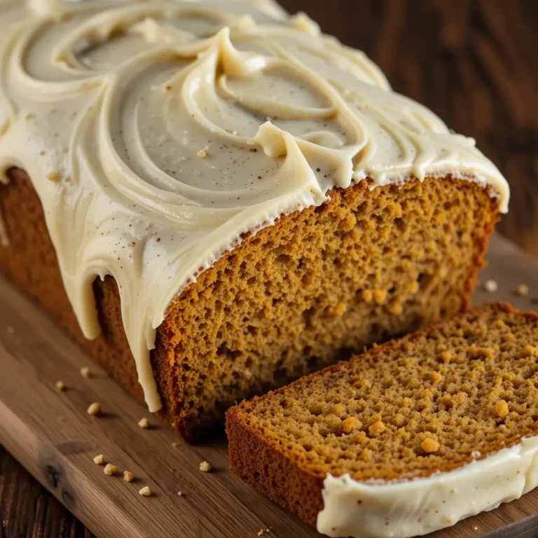 Pumpkin Bread Cream Cheese Frosting