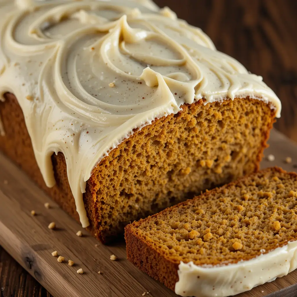 Pumpkin Bread Cream Cheese Frosting