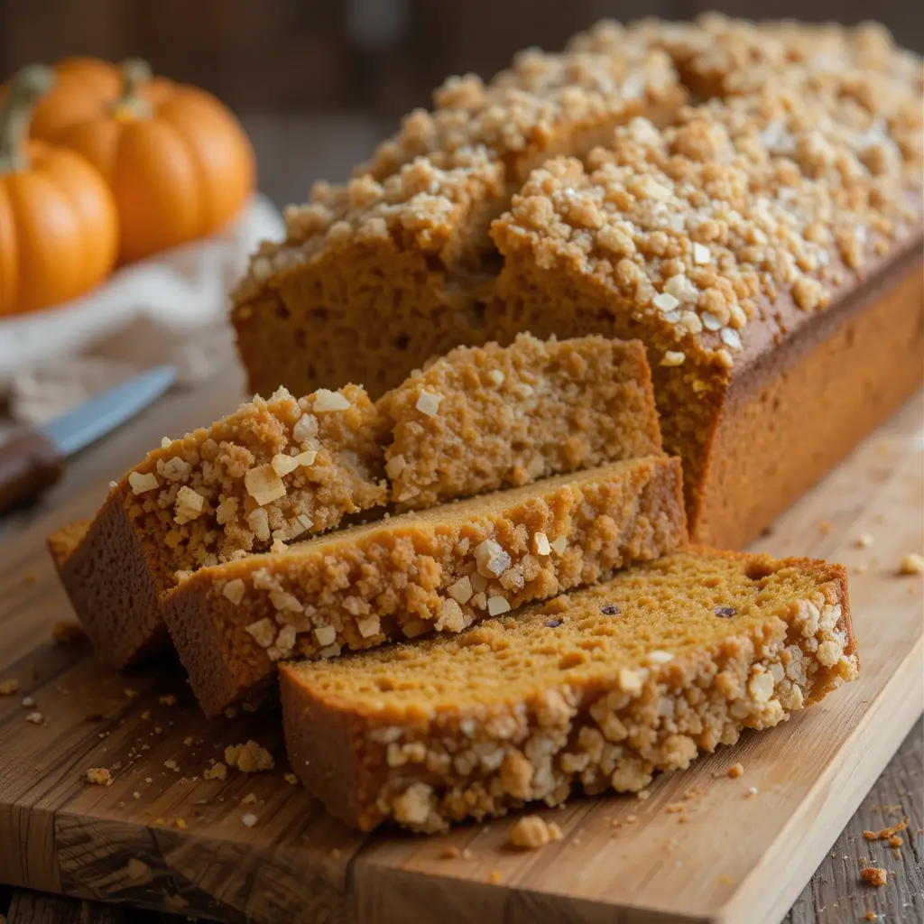 Pumpkin Bread Streusel