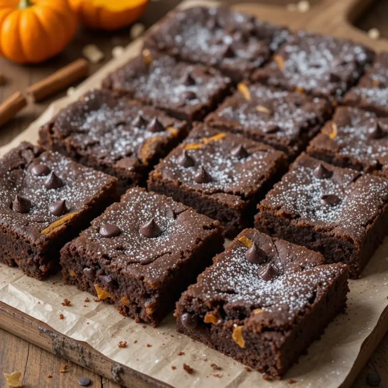 Pumpkin Brownies Vegan