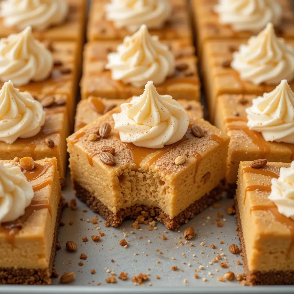 Pumpkin Cheesecake Bars