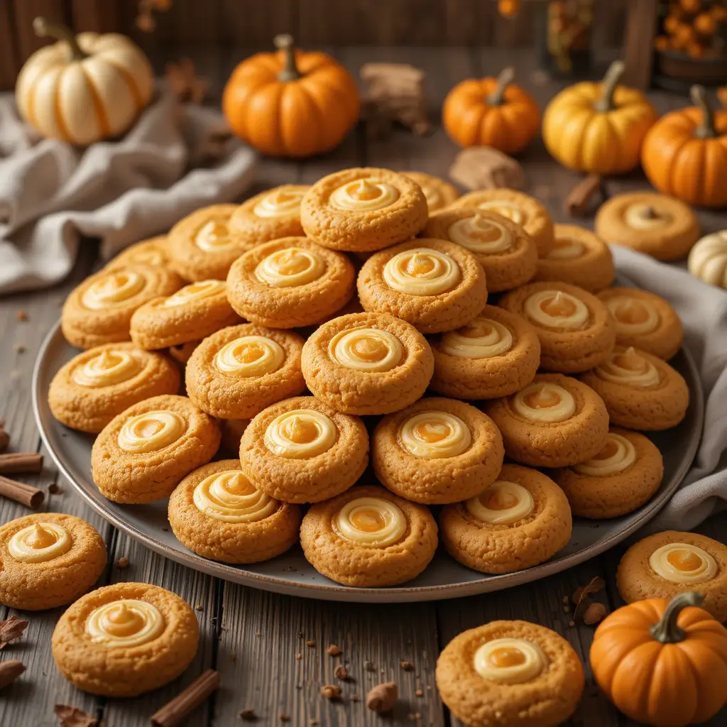 Pumpkin Cheesecake Cookies