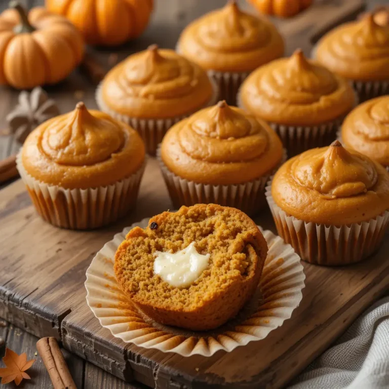 Pumpkin Cheesecake Muffins