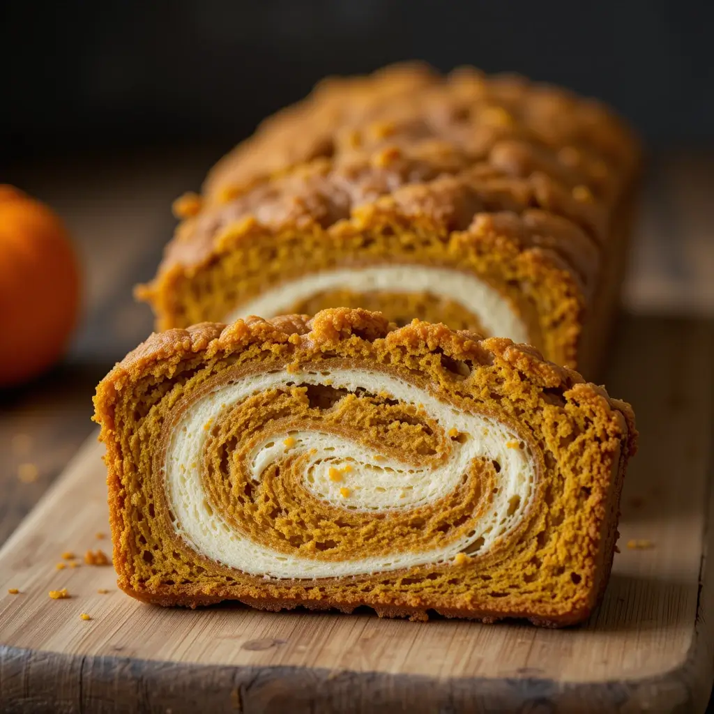 Pumpkin Cream Cheese Bread