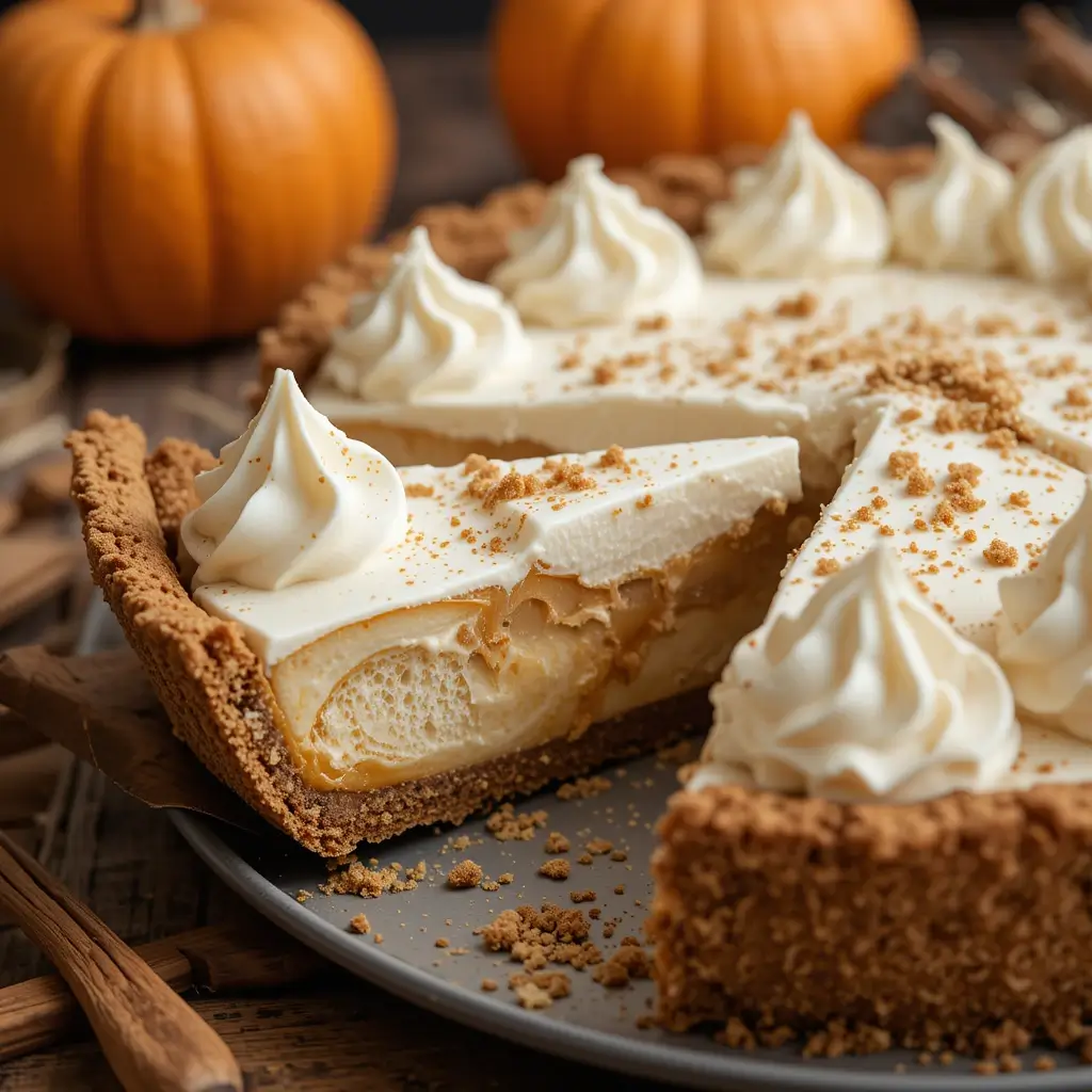 Pumpkin Ice Cream Pie