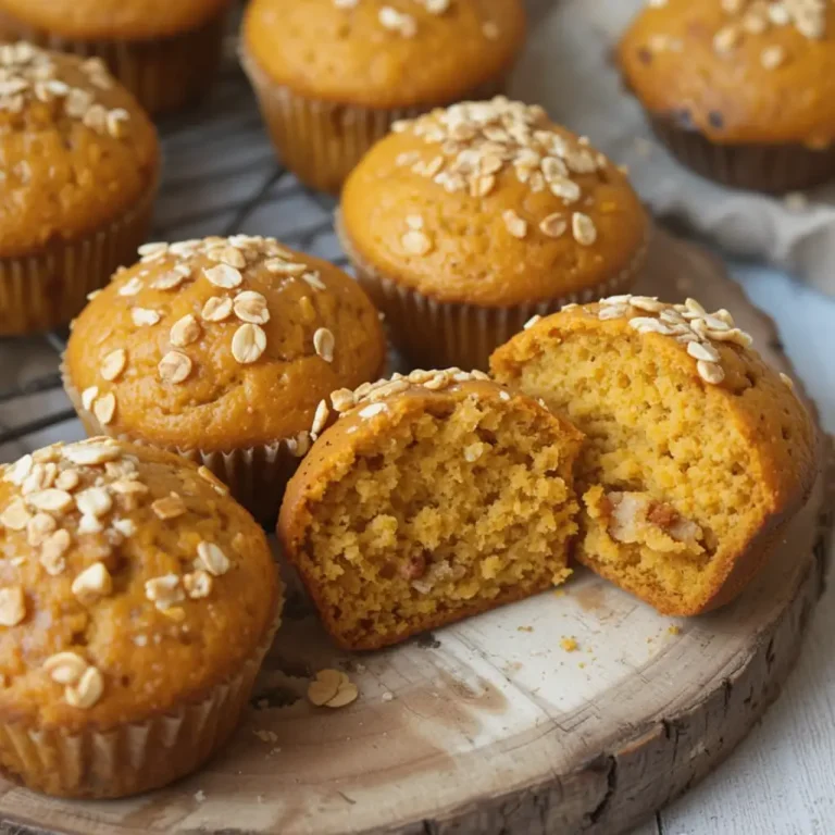 Pumpkin Oatmeal Muffins