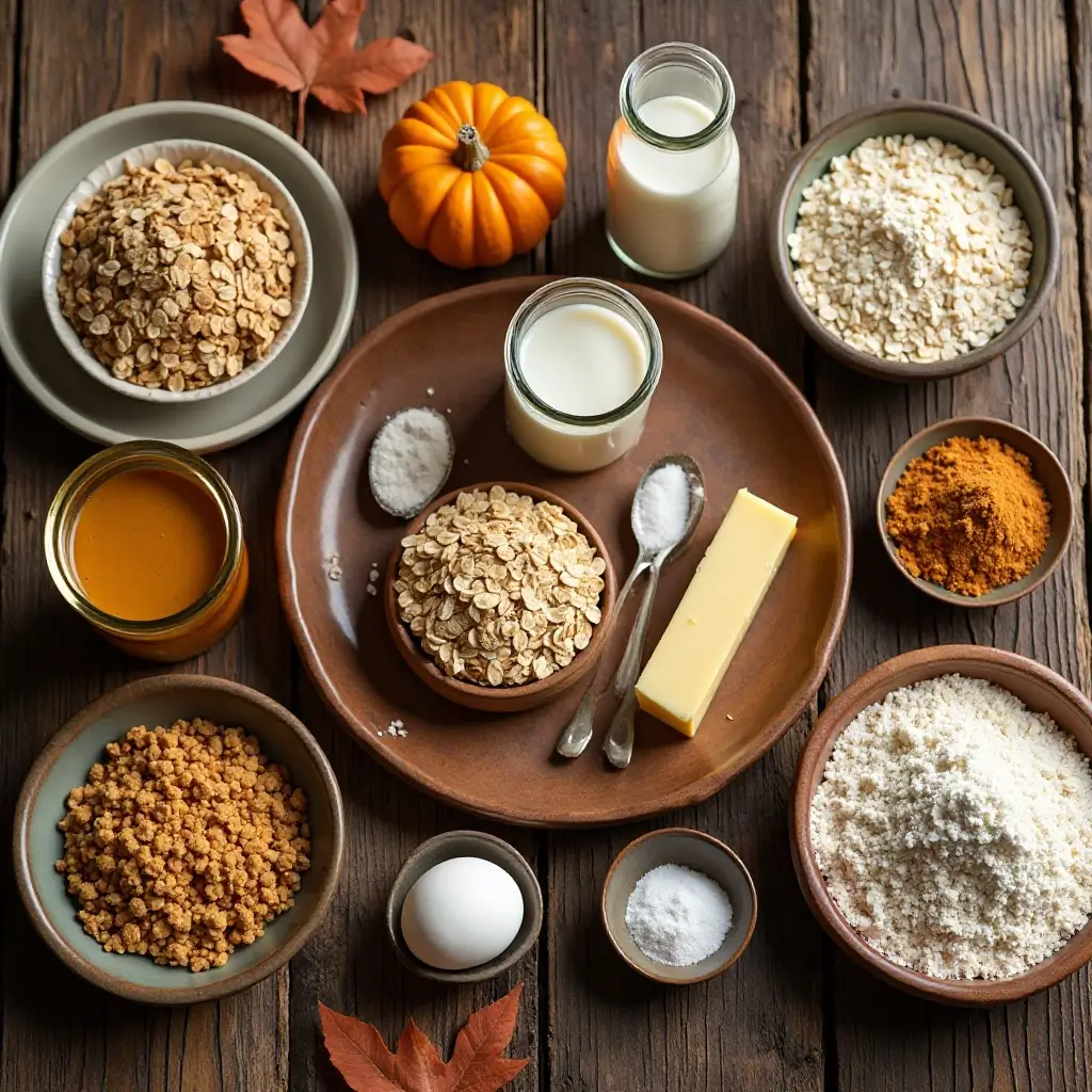 Pumpkin Oatmeal Pancakes