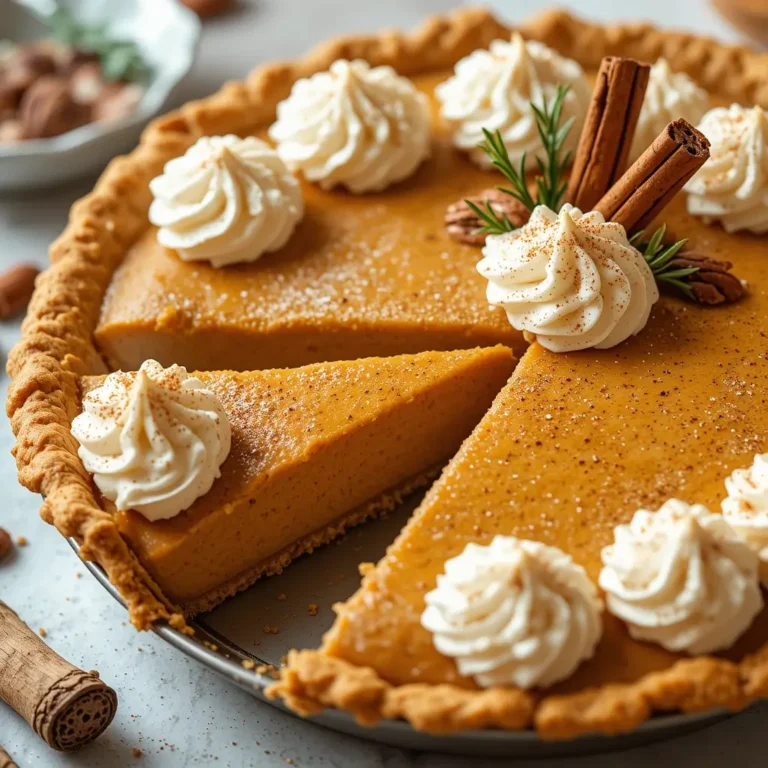 Pumpkin Pie Recipe with Condensed Milk