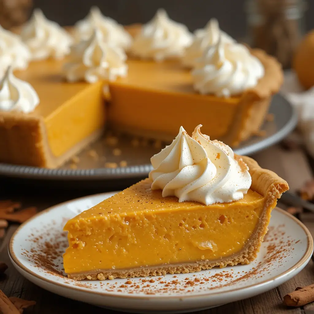 Pumpkin Pudding Pie