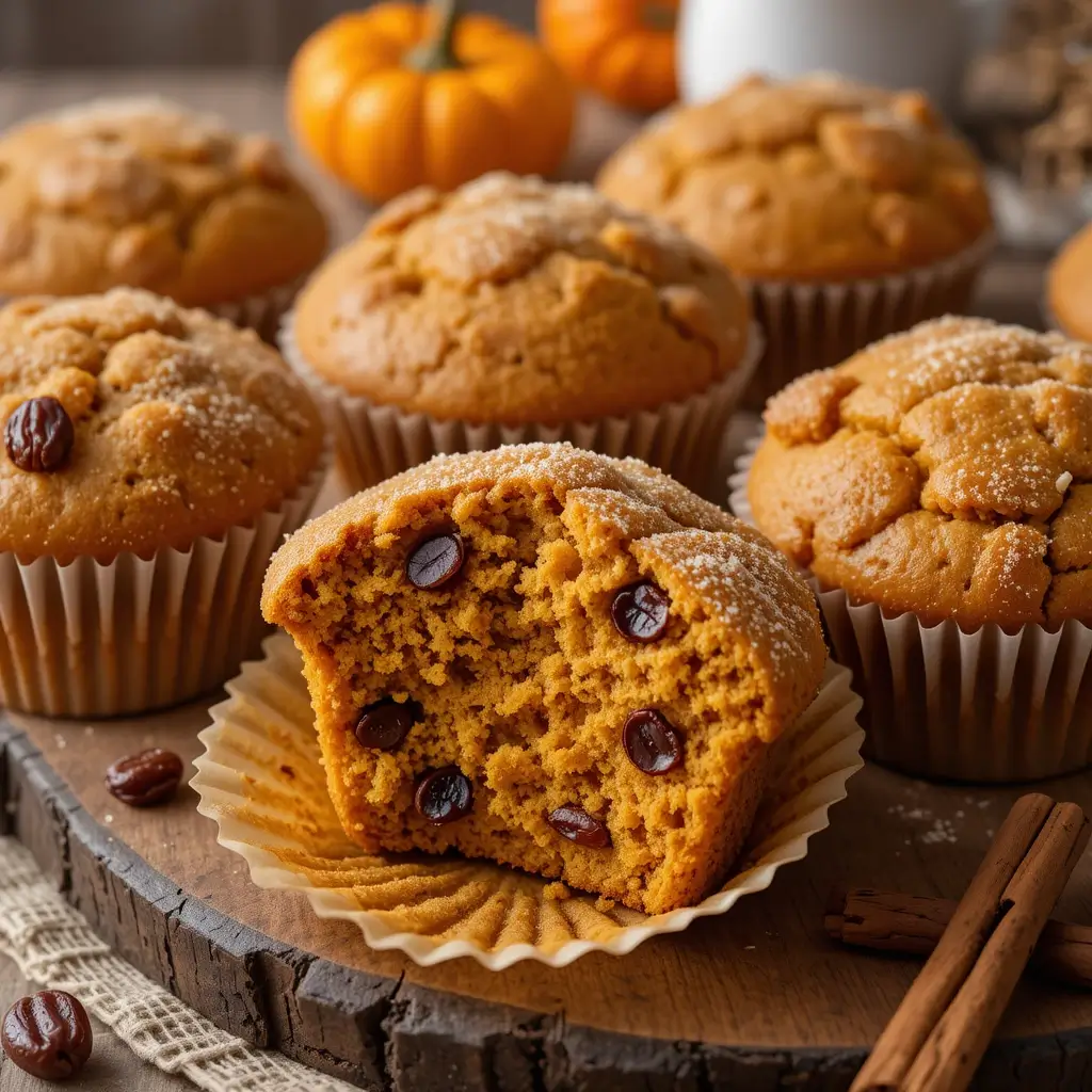 Pumpkin Raisin Muffins