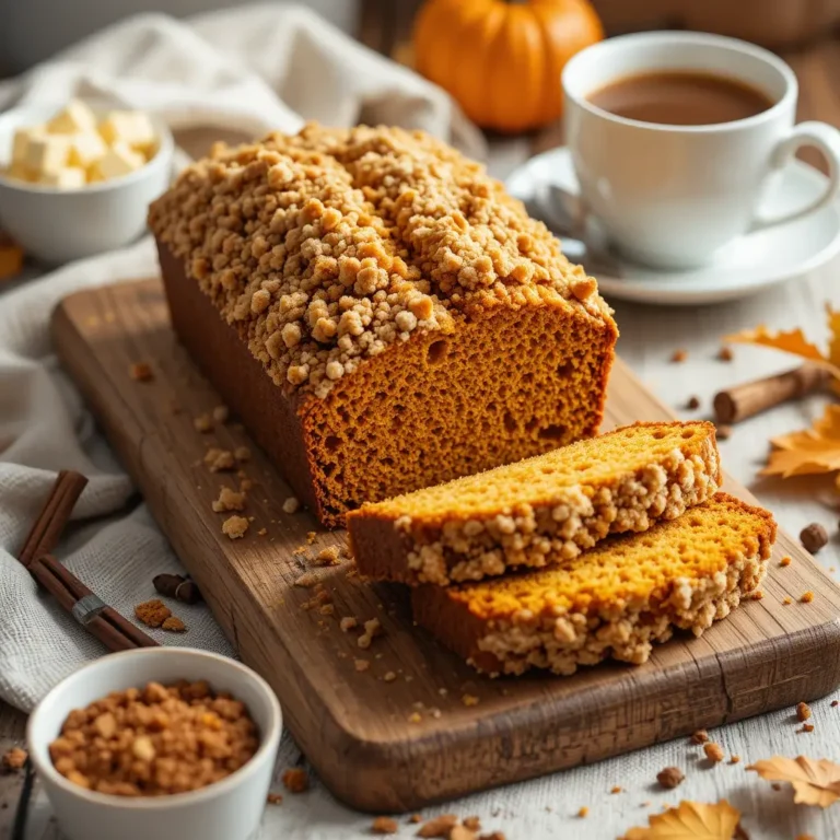 Pumpkin Streusel Bread