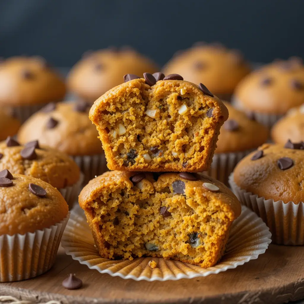 Pumpkin Zucchini Muffins