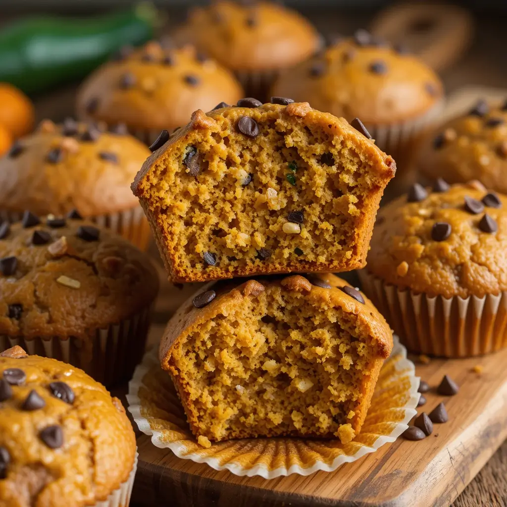 Pumpkin Zucchini Muffins