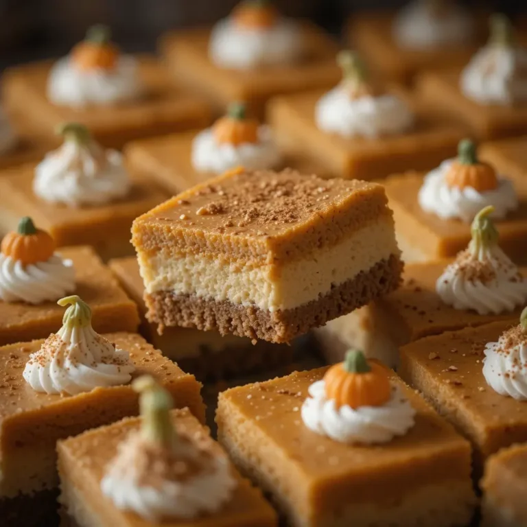 Simple Pumpkin Cheesecake Bars