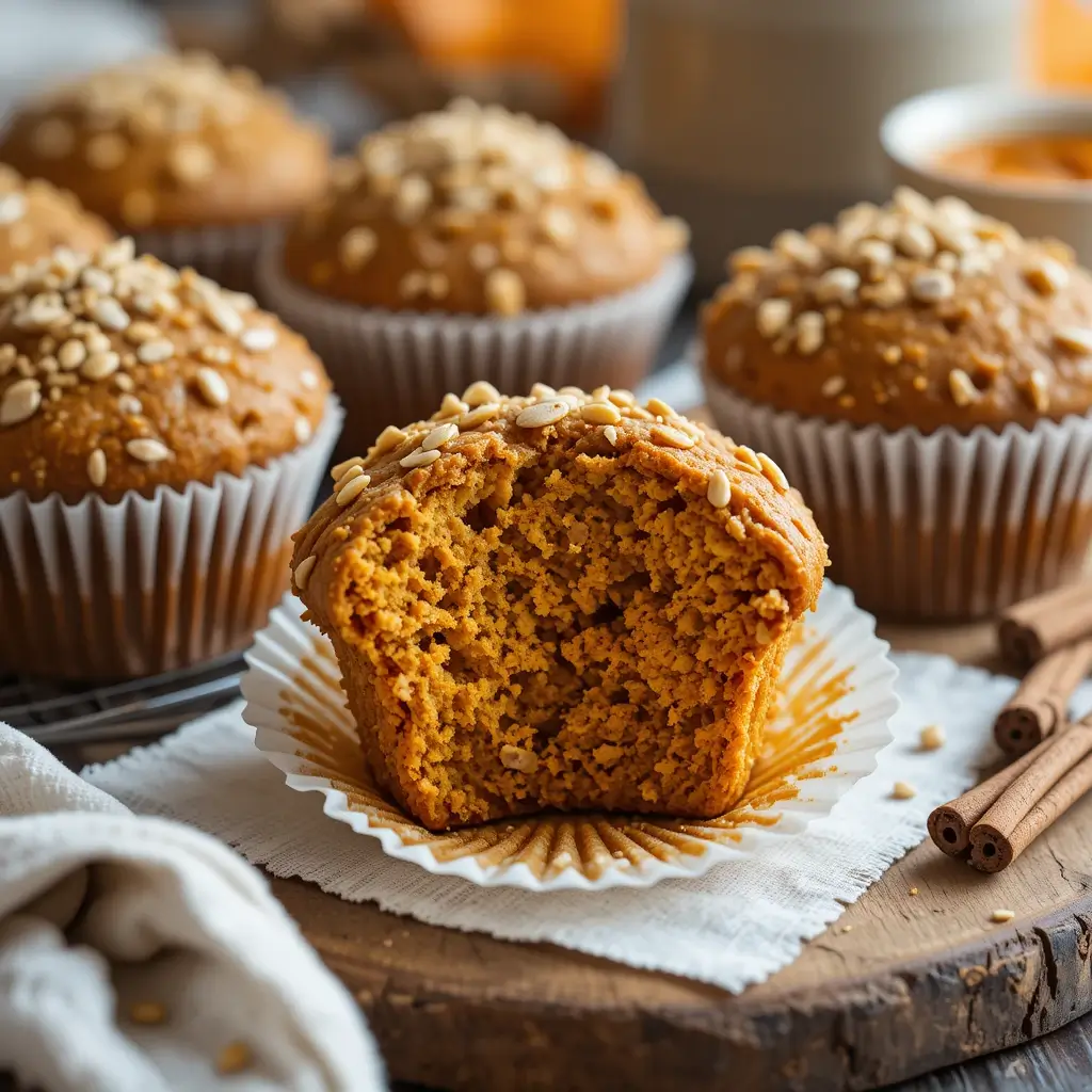 Sourdough Discard Pumpkin Muffins