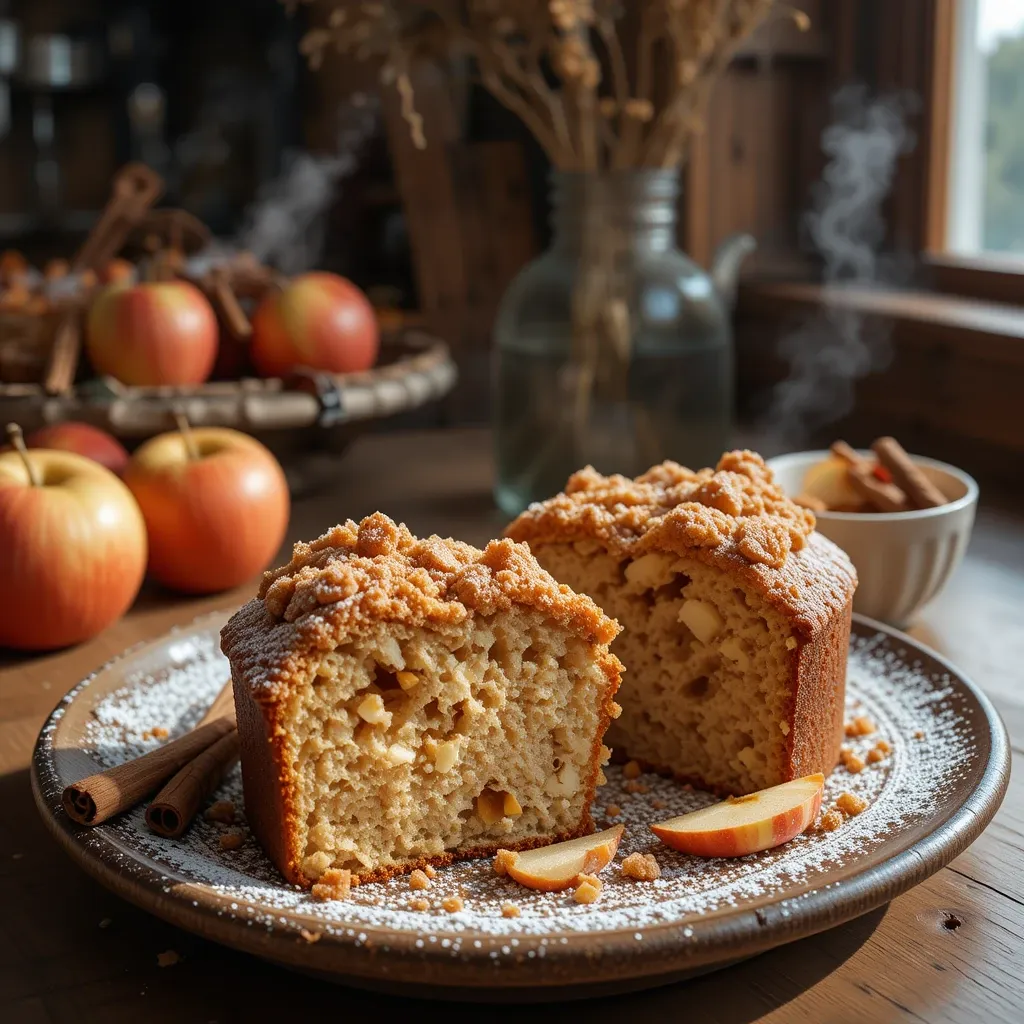 Apple Coffee Cake with Sour Cream