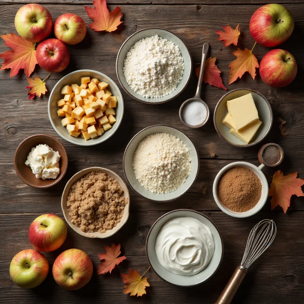 Apple Coffee Cake with Sour Cream