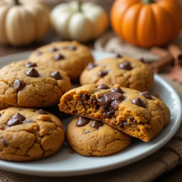 Chocolate Pumpkin Cookies