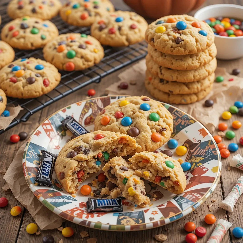 Halloween Candy Cookies