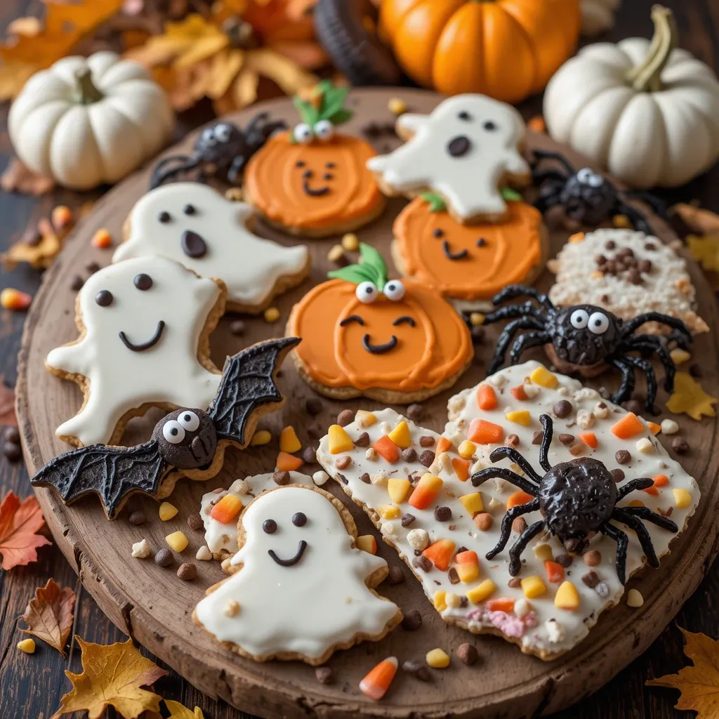 Halloween Cookies and Candy