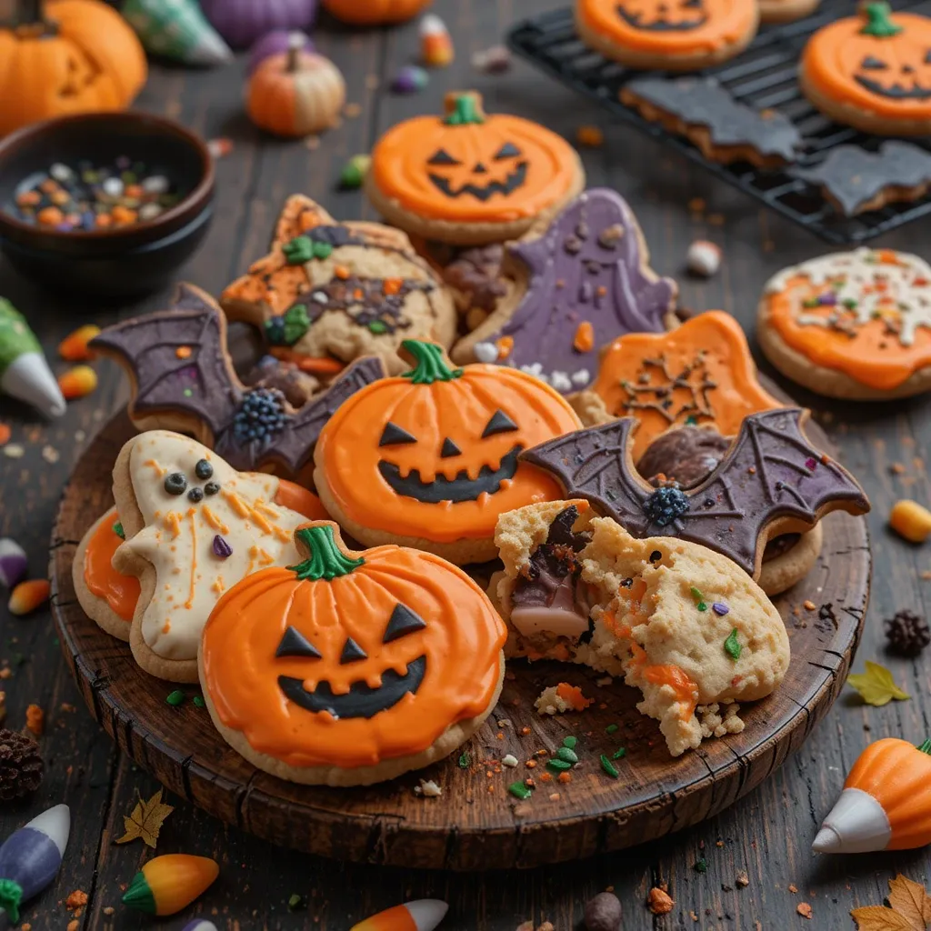 Halloween Cookies with Royal Icing