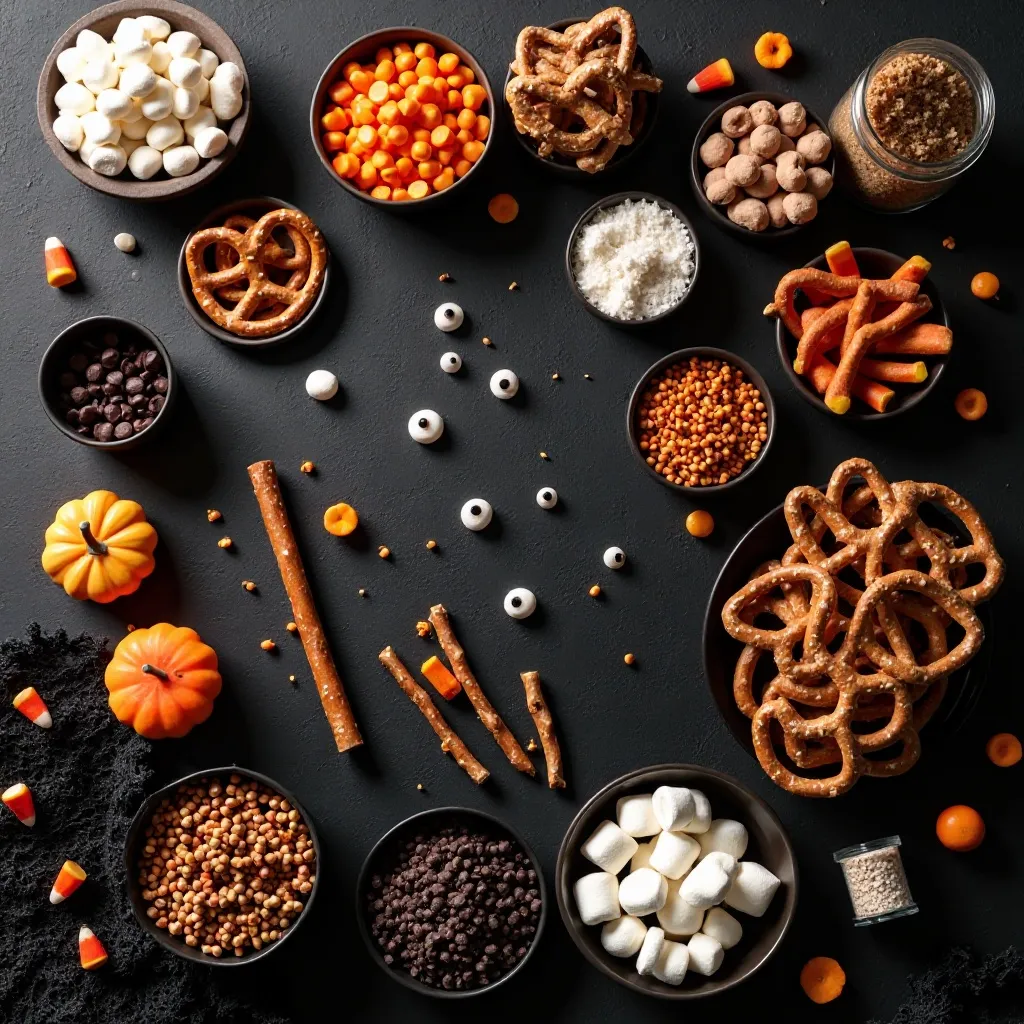 Halloween Treats Pretzels