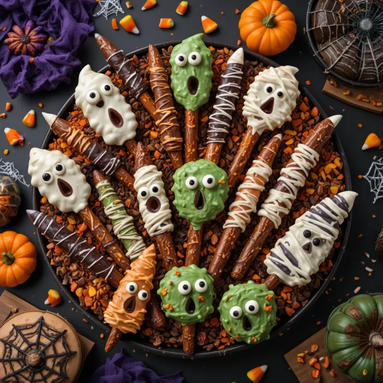 Halloween Treats Pretzels