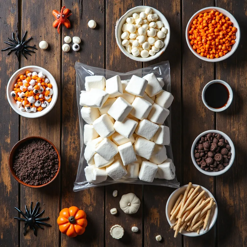 Halloween Treats with Marshmallows