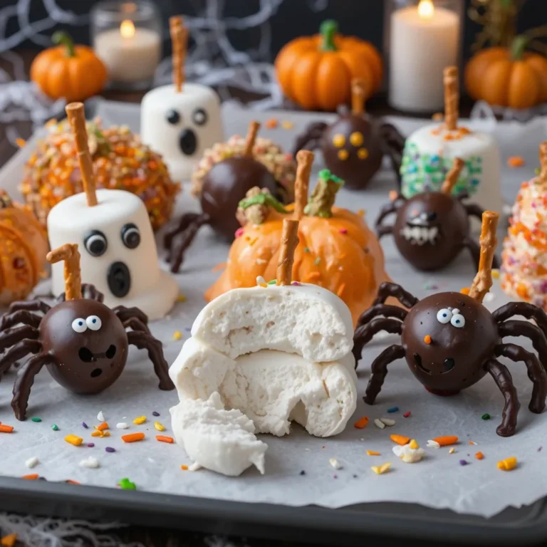 Halloween Treats with Marshmallows