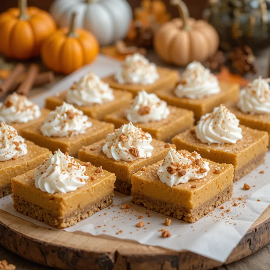No-Bake Pumpkin Bars