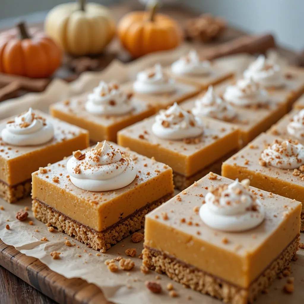 No-Bake Pumpkin Bars