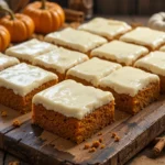 Pumpkin Bars with Cream Cheese Icing