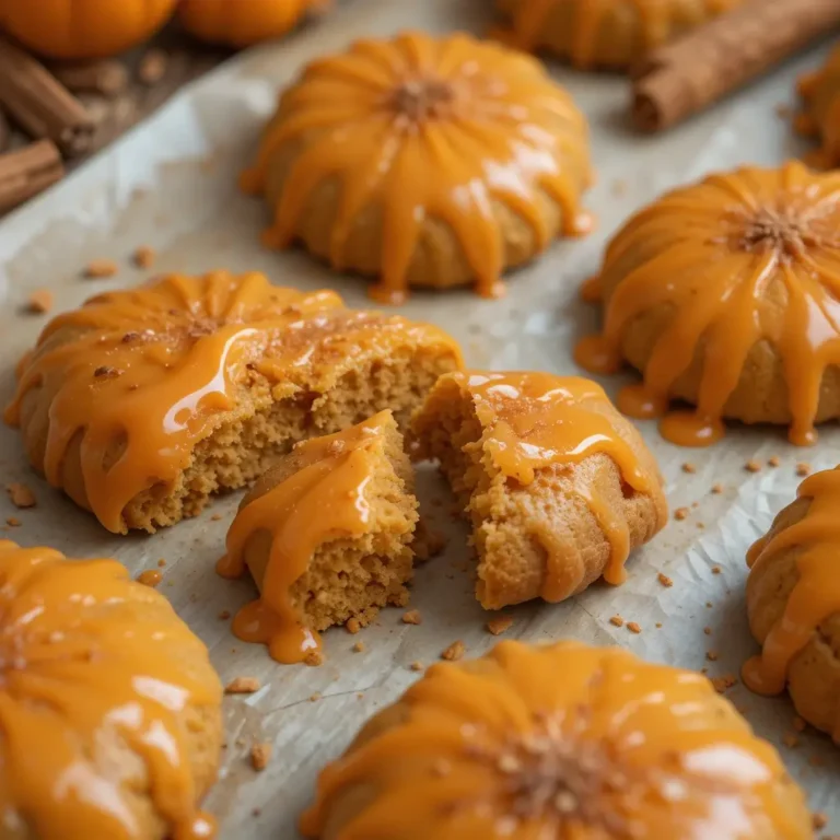 Pumpkin Cookies Glaze